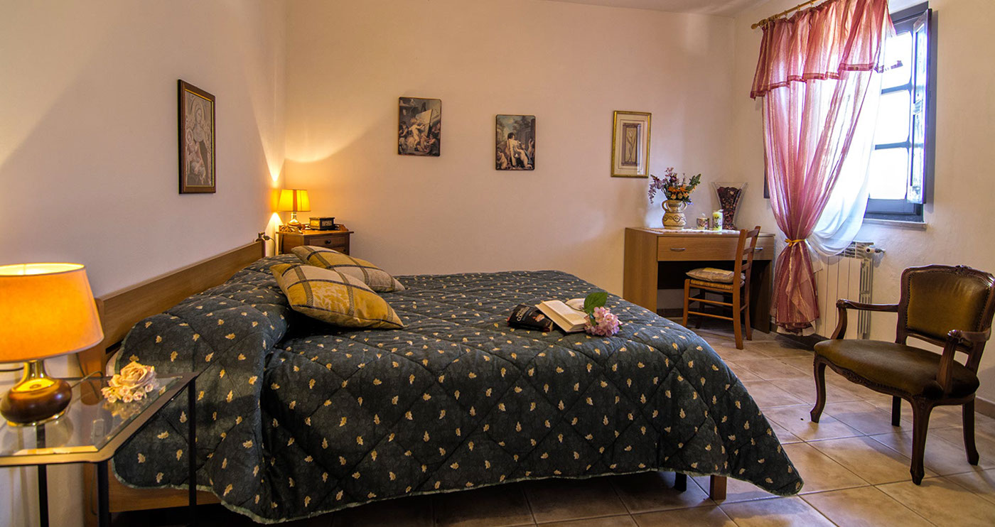 Camera da letto agriturismo Il Belvedere