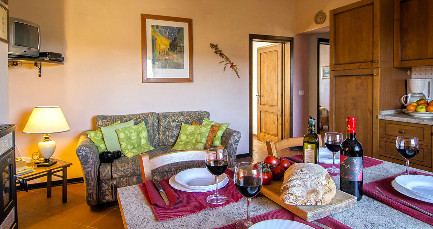 Camera da letto agriturismo Il Belvedere